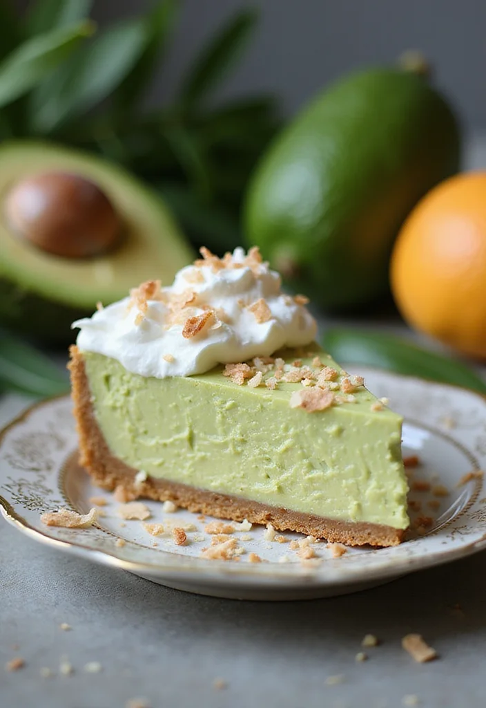 10 Avocado Dessert Recipes Creamy and Surprising - 4. Avocado Coconut Cream Pie