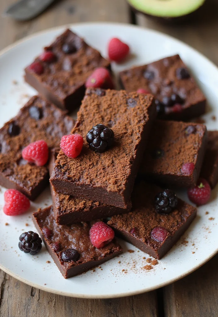 10 Avocado Dessert Recipes Creamy and Surprising - 5. Raw Avocado Brownies