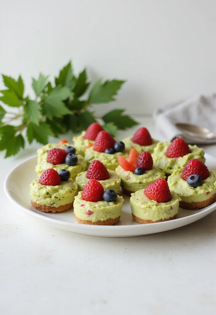 10 Avocado Dessert Recipes Creamy and Surprising - 7. Avocado Cheesecake Bites