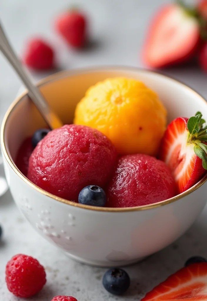 10 Cheap Dessert Recipes for Budget Friendly Treats - 5. Fruit Sorbet