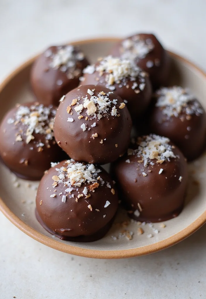 10 Cheap Dessert Recipes for Budget Friendly Treats - 7. Chocolate Coconut Truffles