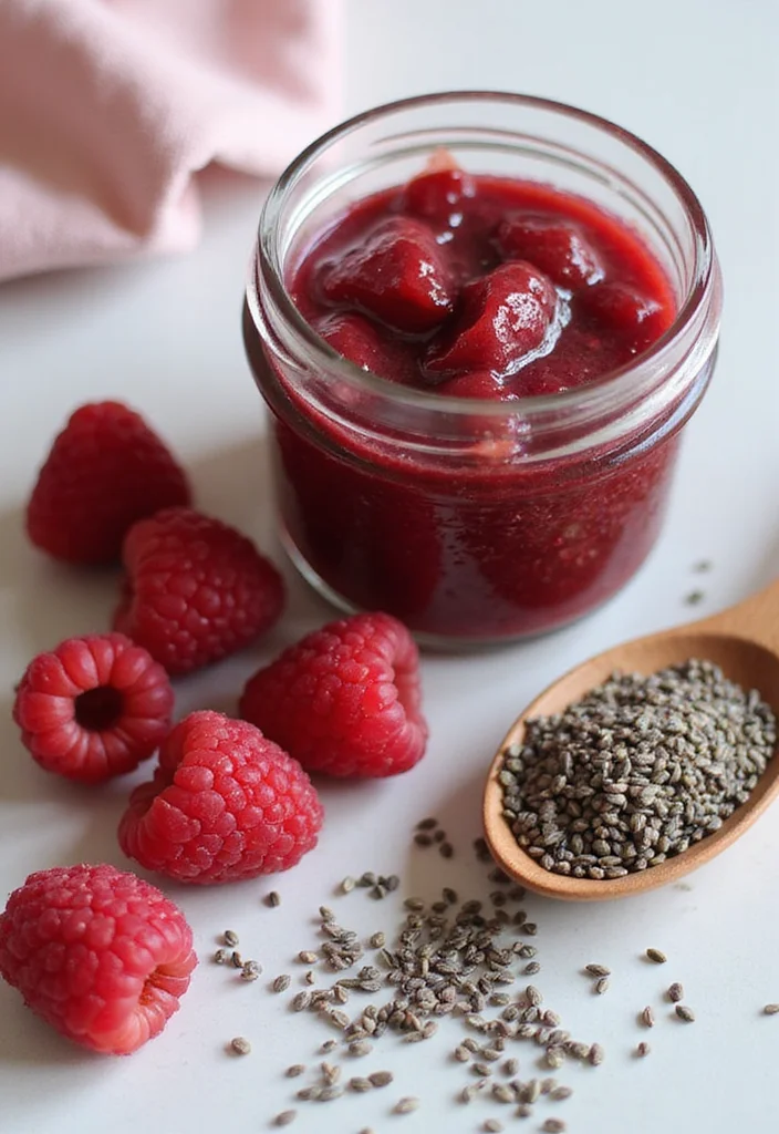 10 Cheap Dessert Recipes for Budget Friendly Treats - 8. Raspberry Chia Jam