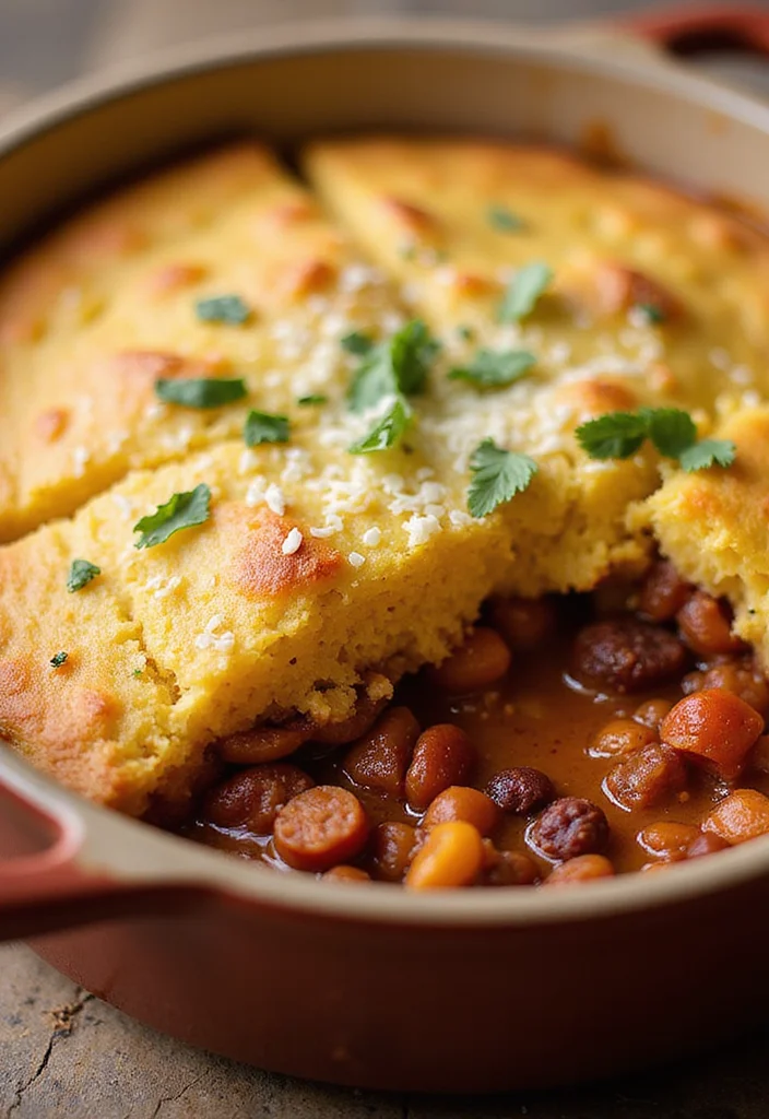 10 Cornmeal Dinner Recipes for Rustic Comfort - 5. Cornmeal Chili Bake