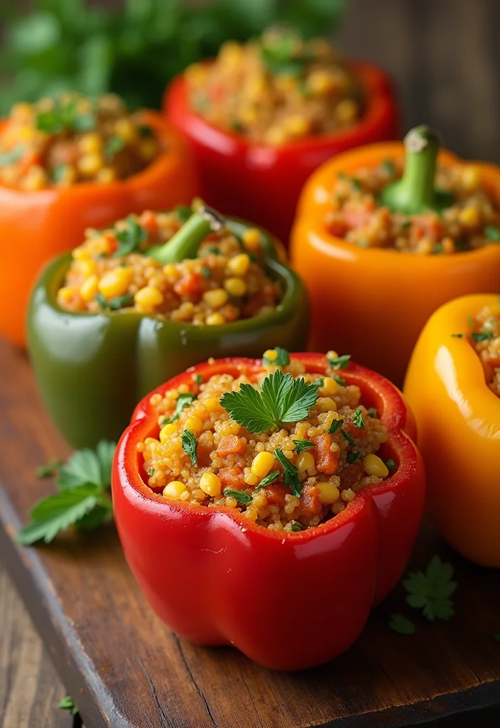 10 Cornmeal Dinner Recipes for Rustic Comfort - 6. Cornmeal Stuffed Peppers