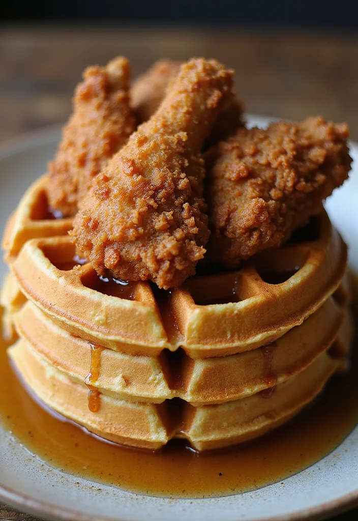 10 Cornmeal Dinner Recipes for Rustic Comfort - 7. Cornmeal Waffles