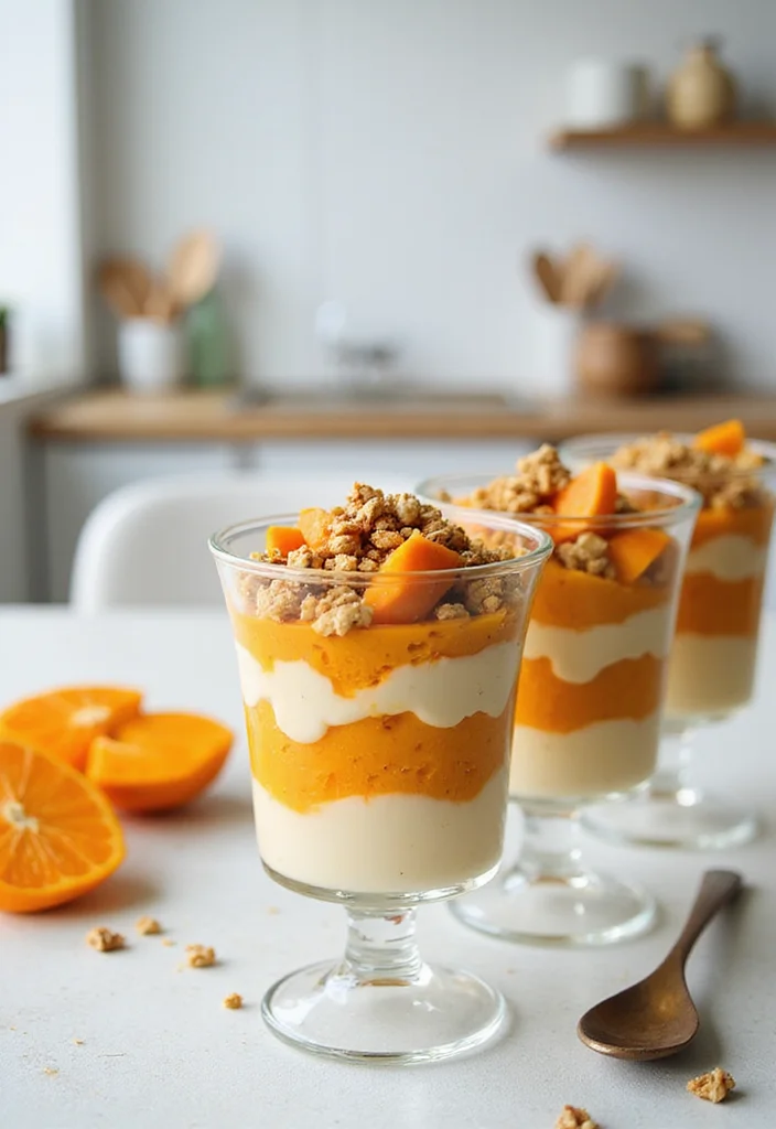 10 Cozy and Unique Butternut Squash Dessert Recipes - 10. Butternut Squash Parfait