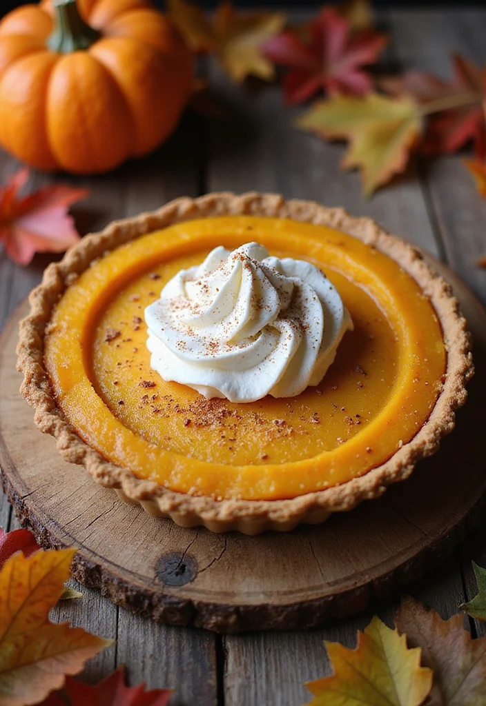 10 Cozy and Unique Butternut Squash Dessert Recipes - 5. Butternut Squash Pie with Coconut Whipped Cream