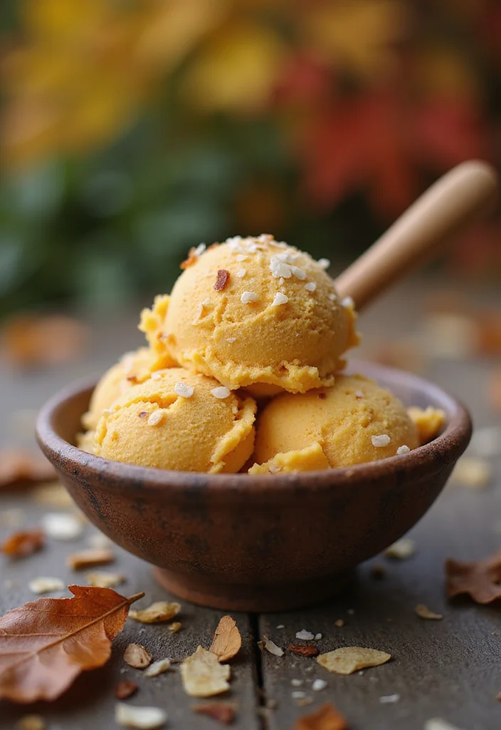 10 Cozy and Unique Butternut Squash Dessert Recipes - 8. Butternut Squash Ice Cream