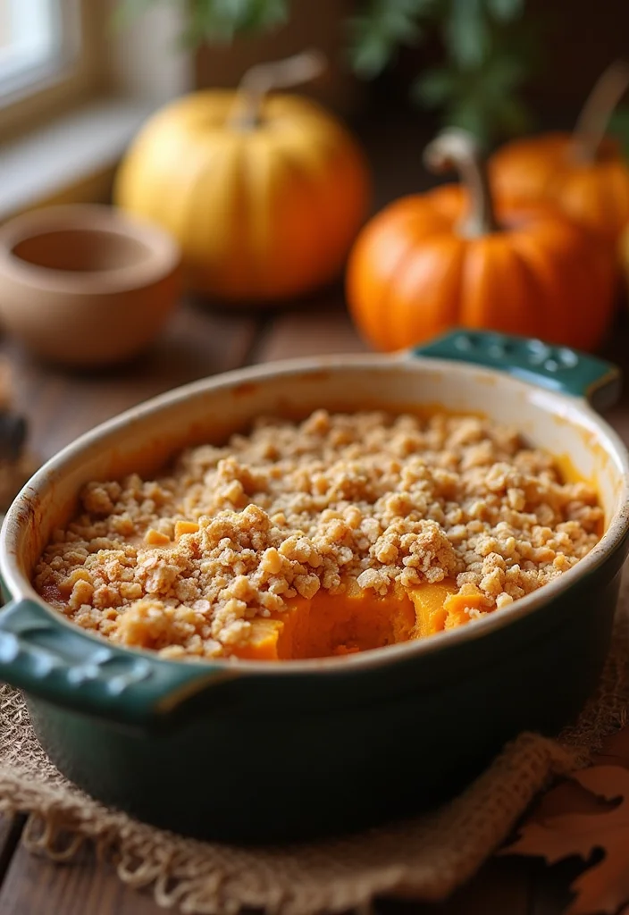 10 Cozy and Unique Butternut Squash Dessert Recipes - 9. Butternut Squash Crumble