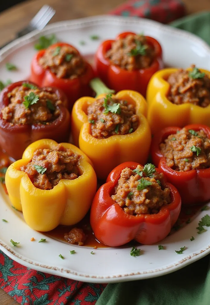 10 Dump and Go Crockpot Dinner Recipes for Busy Families - 10. Stuffed Bell Peppers