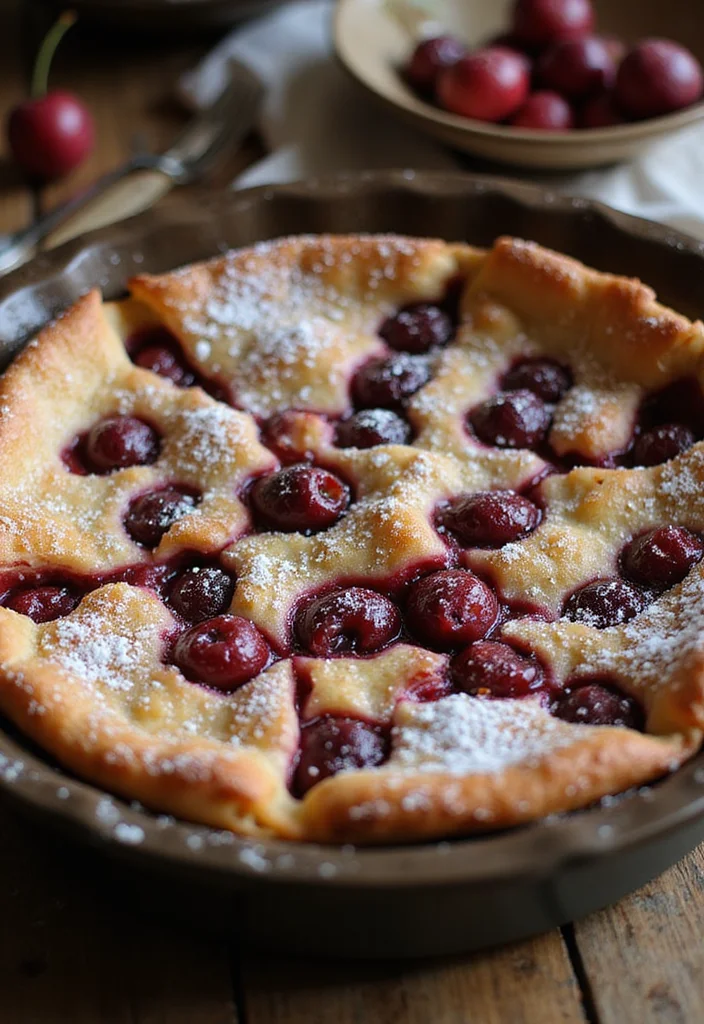 10 Egg Dessert Recipes Simple and Classic - 4. Clafoutis