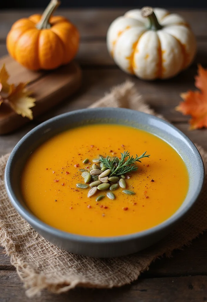 10 Fall Crockpot Dinner Recipes Warm and Easy - 4. Spiced Butternut Squash Soup