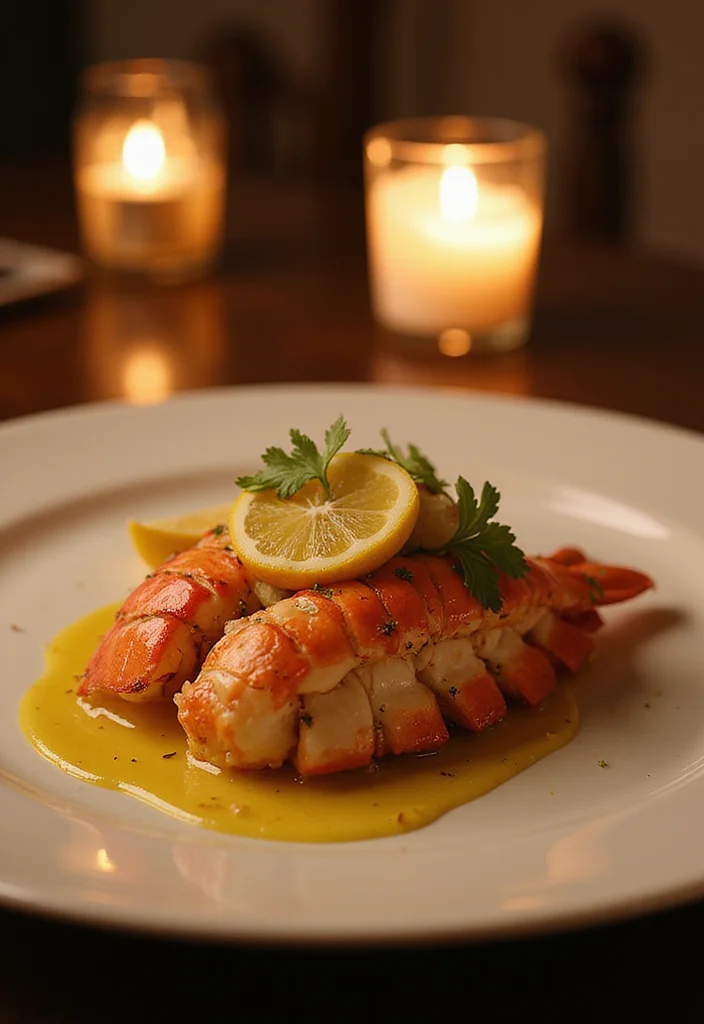 10 Fancy Keto Dinner Recipes for Special Nights - 7. Lobster Tail with Garlic Lemon Butter