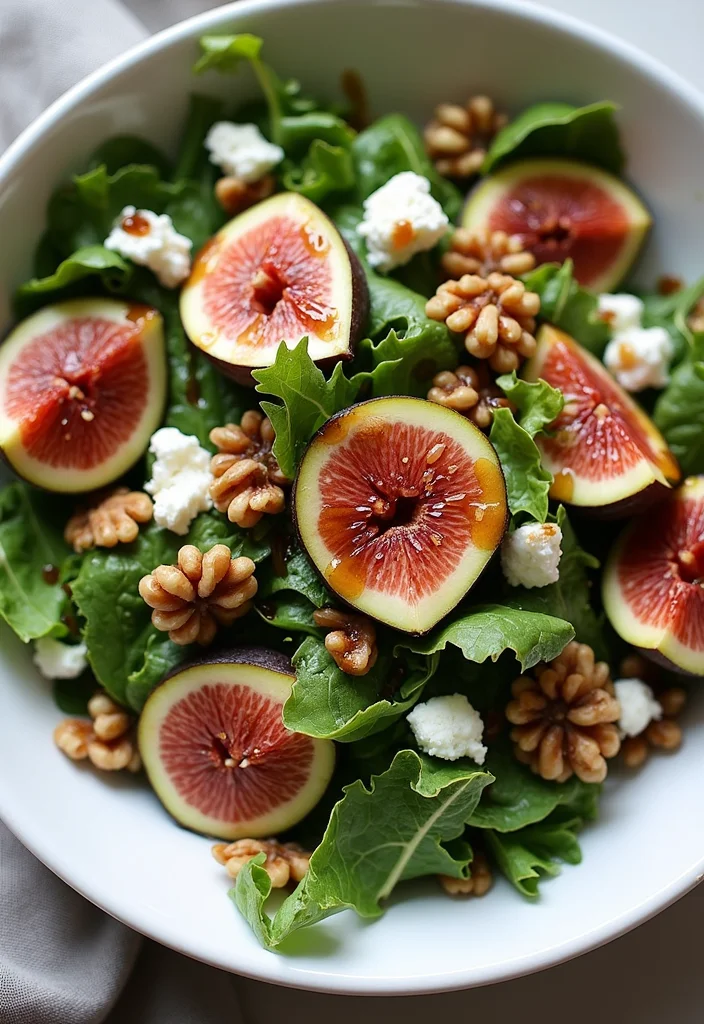 10 Healthy Fig Recipes for Seasonal Eating - 1. Fig and Walnut Salad