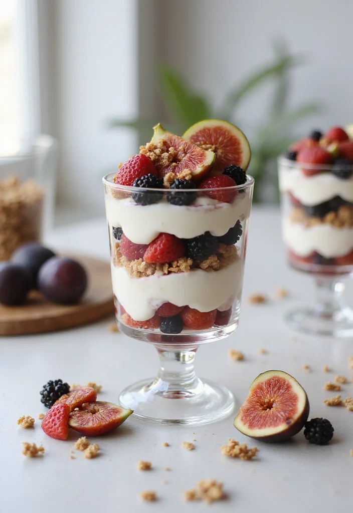 10 Healthy Fig Recipes for Seasonal Eating - 10. Fig and Berry Parfait
