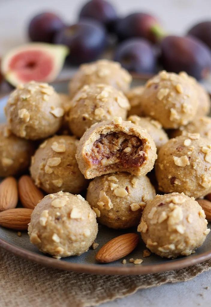 10 Healthy Fig Recipes for Seasonal Eating - 2. Fig and Almond Energy Bites