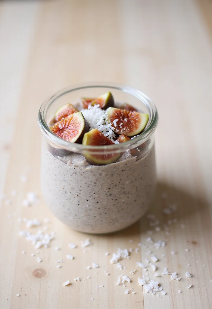 10 Healthy Fig Recipes for Seasonal Eating - 3. Fig and Coconut Chia Pudding