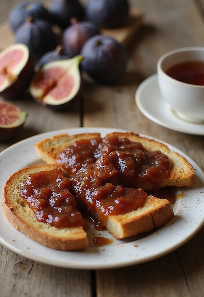 10 Healthy Fig Recipes for Seasonal Eating - 7. Fig Jam and Toast