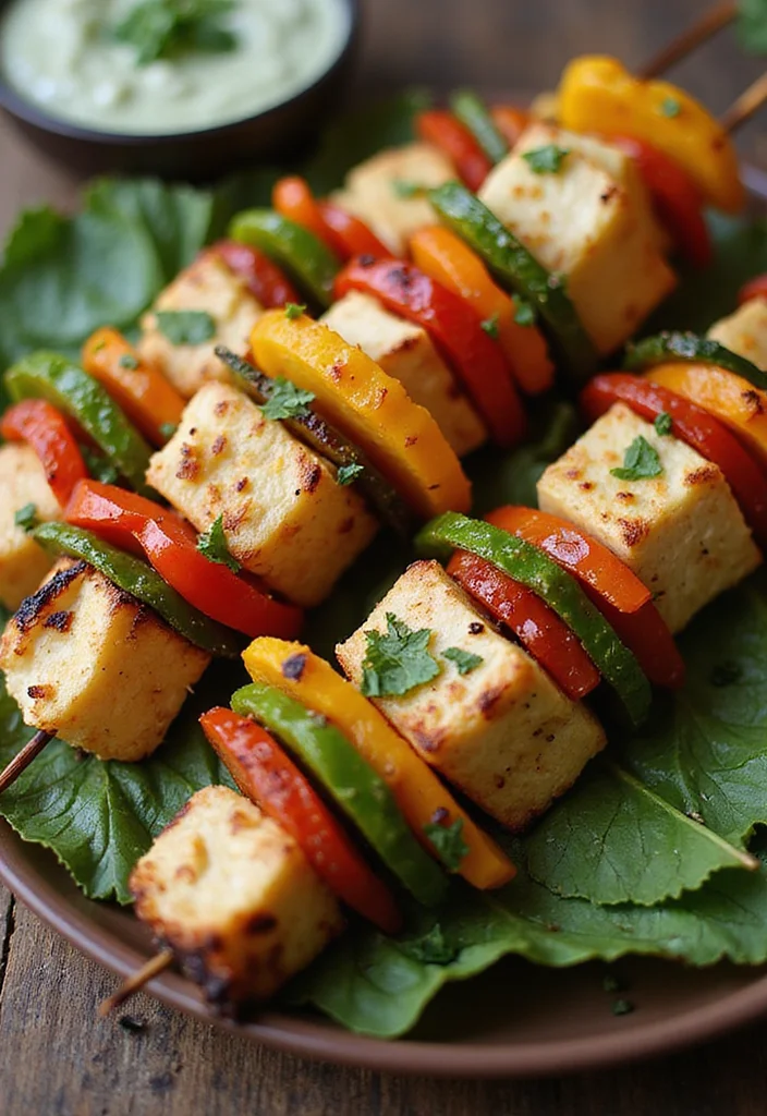 10 Healthy Paneer Recipes for High Protein Meals - 1. Paneer Tikka Skewers