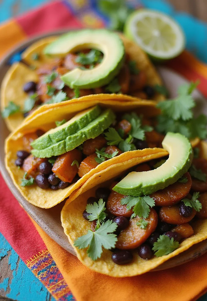10 Healthy Plantain Recipes for Light Flavorful Eating - 3. Plantain and Black Bean Tacos