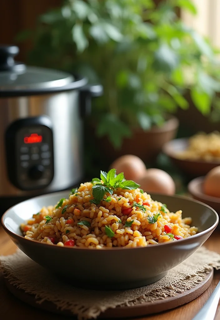 10 Healthy Rice Cooker Recipes Easy and Hands Off - 5. Lentil and Rice Pilaf