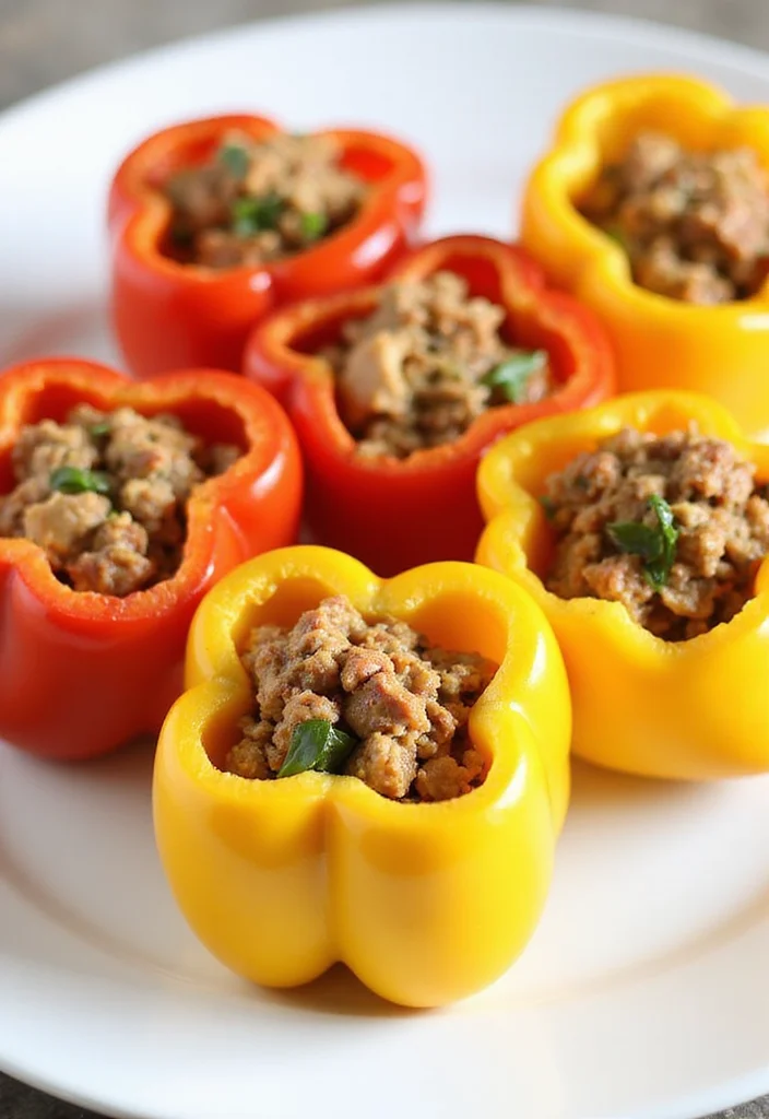 10 Heart Healthy Keto Recipes for Clean Low Carb Eating - 9. Stuffed Bell Peppers