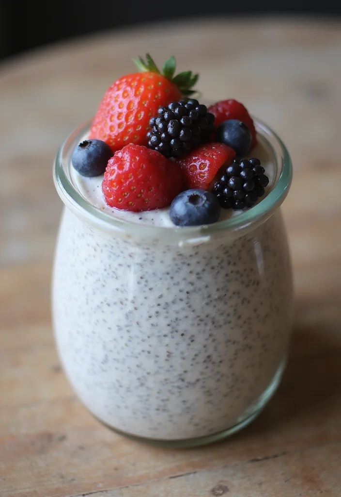 10 Keto High Fiber Recipes: Balanced and Low Carb - 2. Chia Seed Pudding with Almond Milk