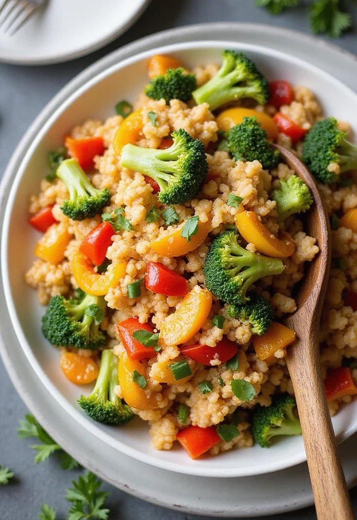 10 Keto High Fiber Recipes: Balanced and Low Carb - 3. Cauliflower Rice Stir-Fry