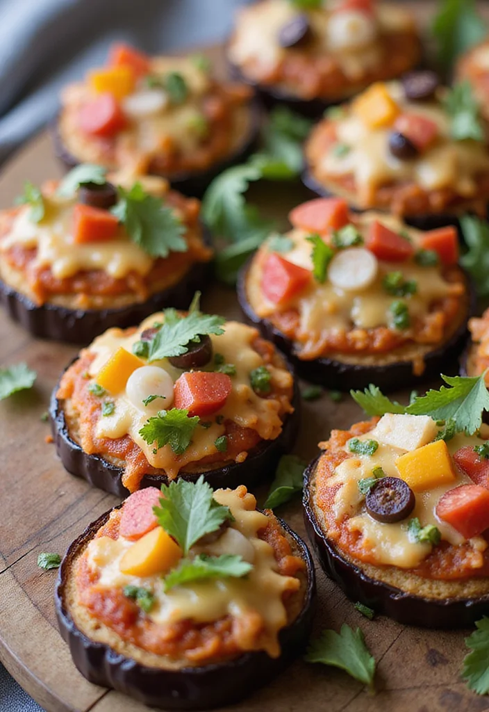 10 Keto High Fiber Recipes: Balanced and Low Carb - 4. Eggplant Pizza Bites