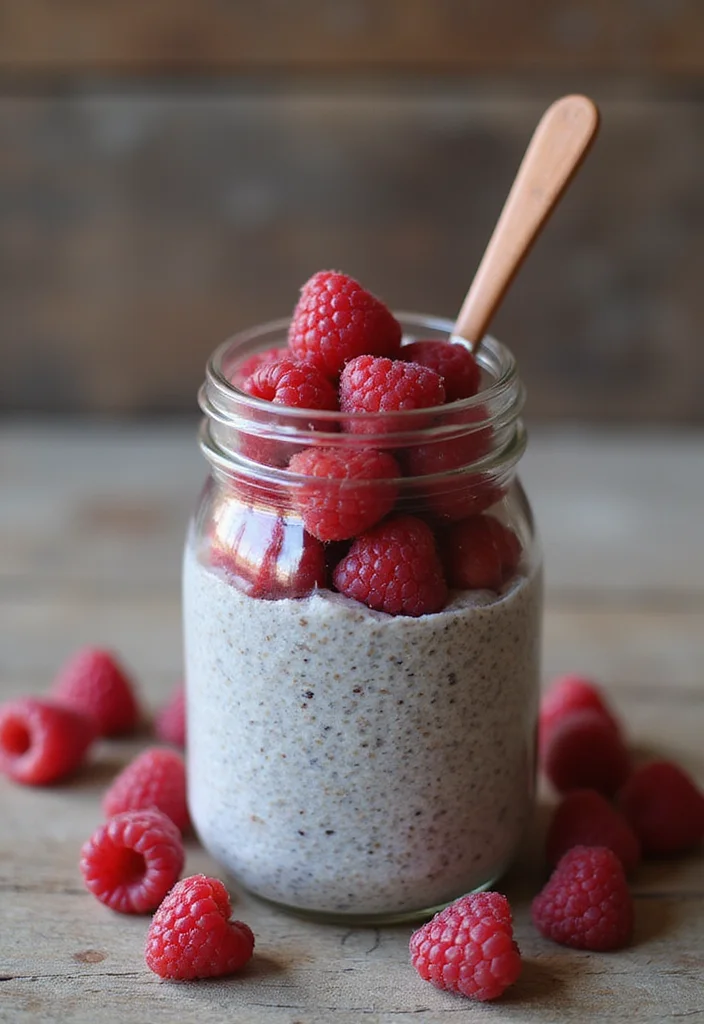 10 Keto Raspberry Recipes: Bright Low Carb Treats - 5. Raspberry Chia Seed Pudding