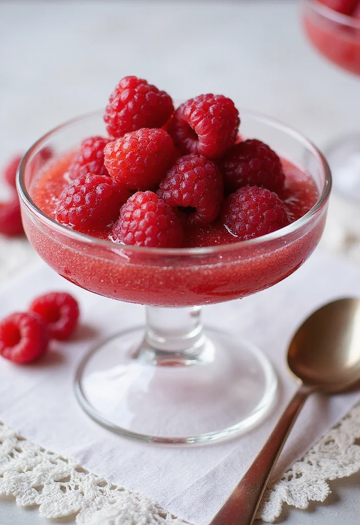 10 Keto Raspberry Recipes: Bright Low Carb Treats - 8. Keto Raspberry Gelatin Dessert
