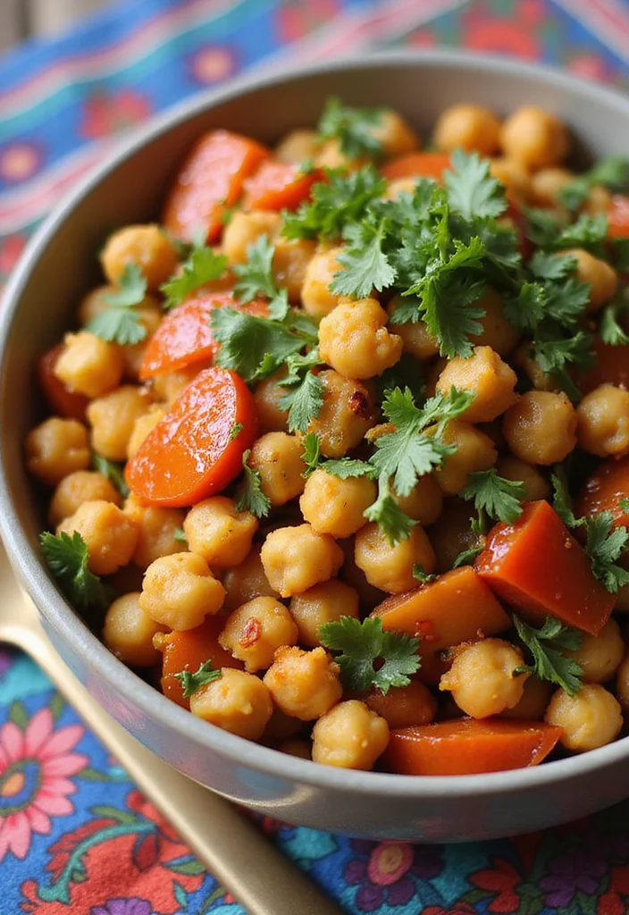10 Low Ingredient Dinner Recipes Quick and Practical - 3. Chickpea Stir-Fry