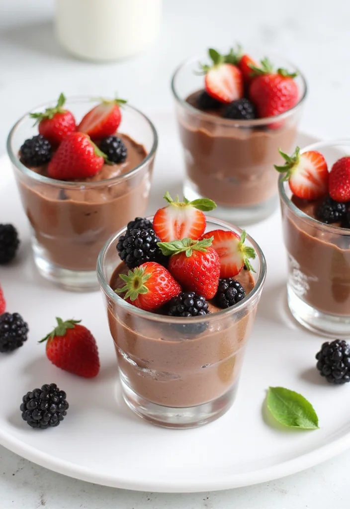 10 No Bake Keto Dessert Recipes Fast and Satisfying - 10. No-Bake Chocolate Berry Parfaits
