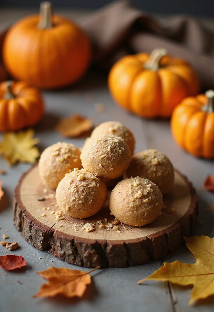 10 No Bake Keto Dessert Recipes Fast and Satisfying - 8. No-Bake Pumpkin Spice Fat Bombs