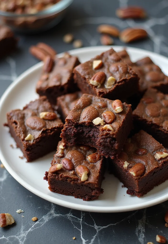 10 Pecan Dessert Recipes Rich and Crunchy - 2. Chocolate Pecan Brownies