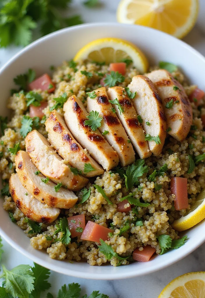 10 Prediabetic Dinner Recipes: Balanced and Satisfying - 1. Quinoa Tabbouleh Salad with Grilled Chicken