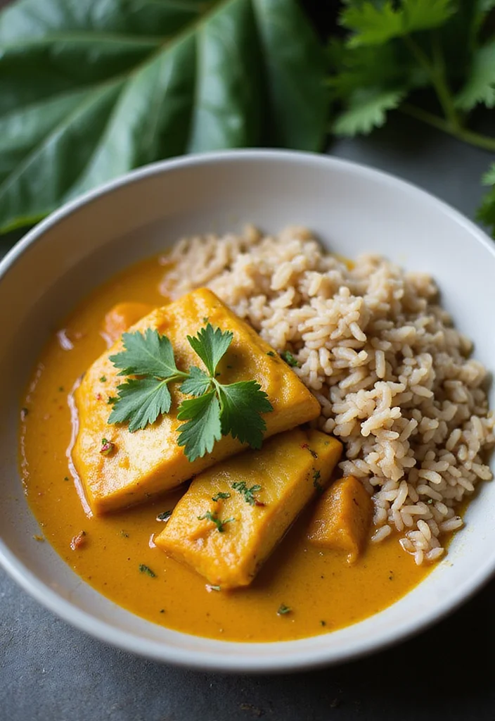 10 Tropical Dinner Recipes Bright and Flavorful - 3. Coconut Curry Fish