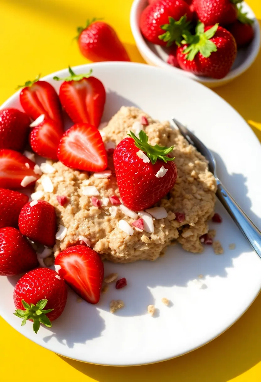 10 Vegan Baked Oatmeal Recipes for Warm Mornings - 6. Strawberry Coconut Baked Oatmeal