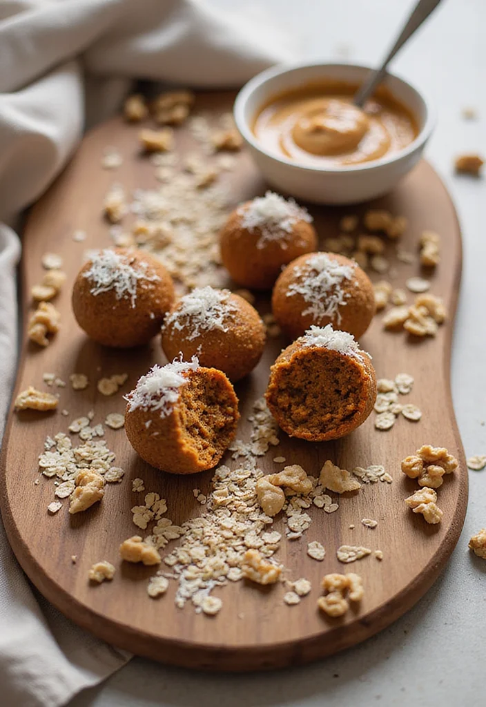 10 Vegan Carrot Recipes Fresh and Easy - 3. Vegan Carrot Cake Energy Balls