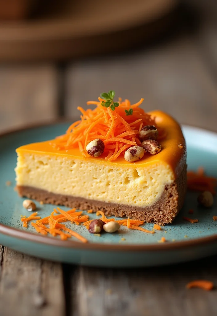 10 Vegan Carrot Recipes Fresh and Easy - 7. Vegan Carrot Cheesecake