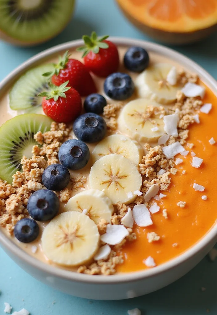 10 Vegan Carrot Recipes Fresh and Easy - 8. Carrot Smoothie Bowl