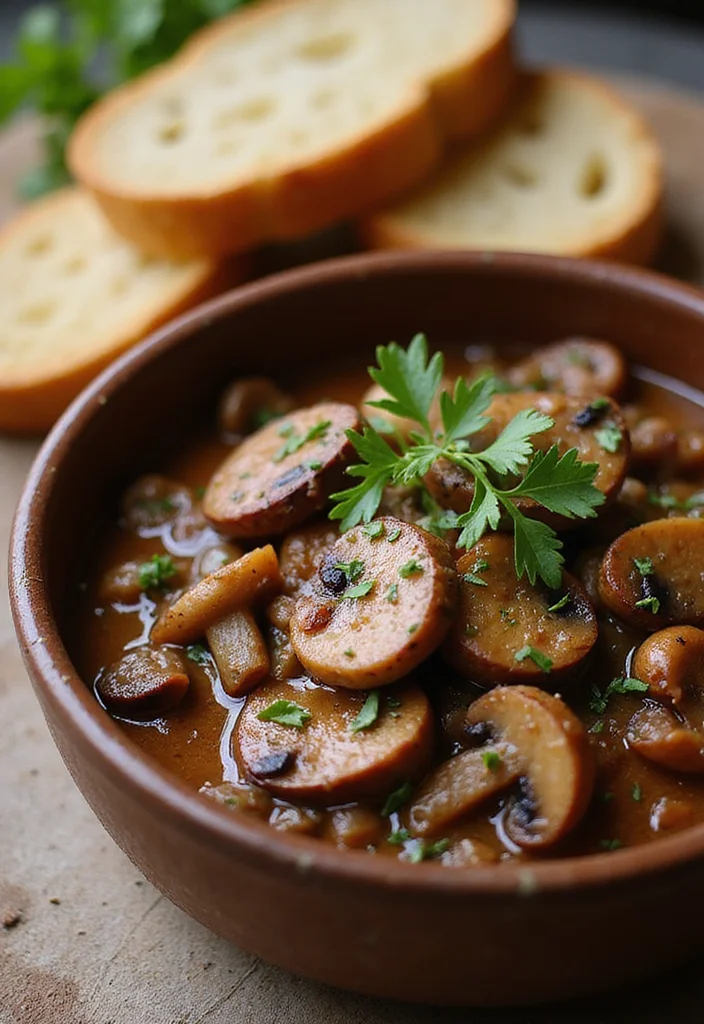 10 Vegan French Recipes Simple and Elegant - 4. Mushroom Bourguignon