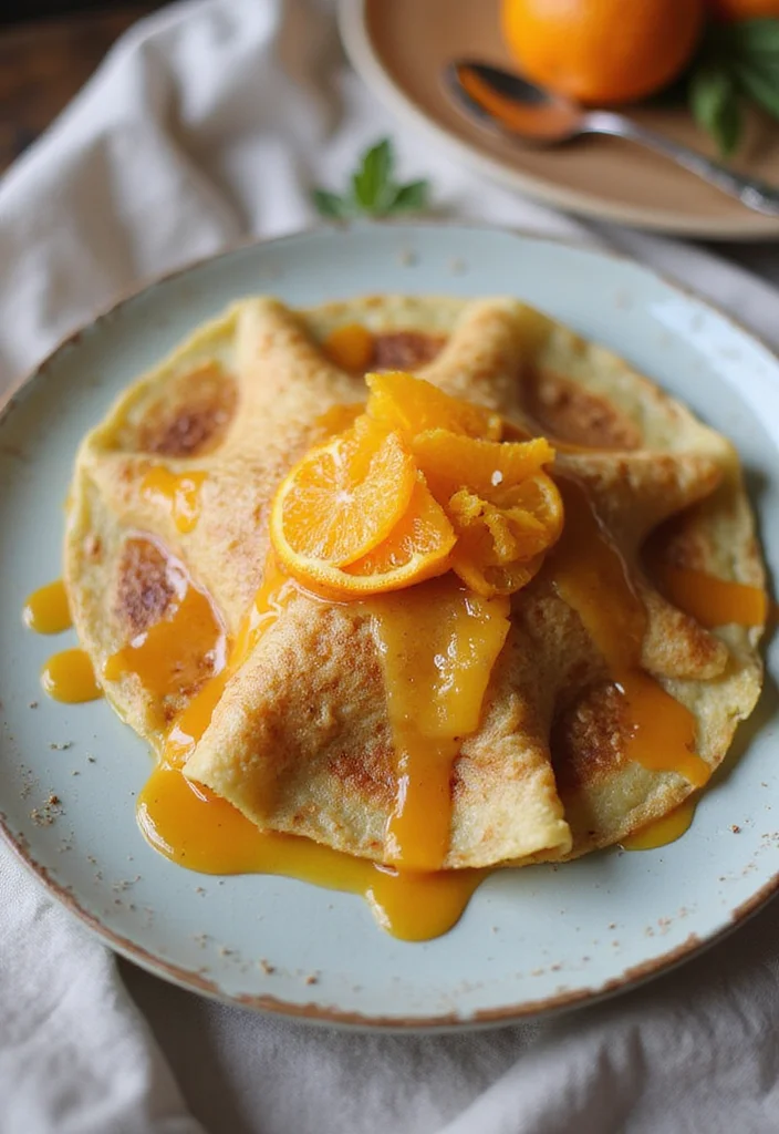 10 Vegan French Recipes Simple and Elegant - 6. Crêpes Suzette