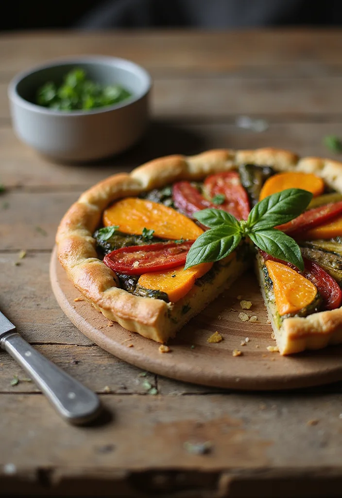 10 Vegan French Recipes Simple and Elegant - 7. Provençal Vegetable Tart