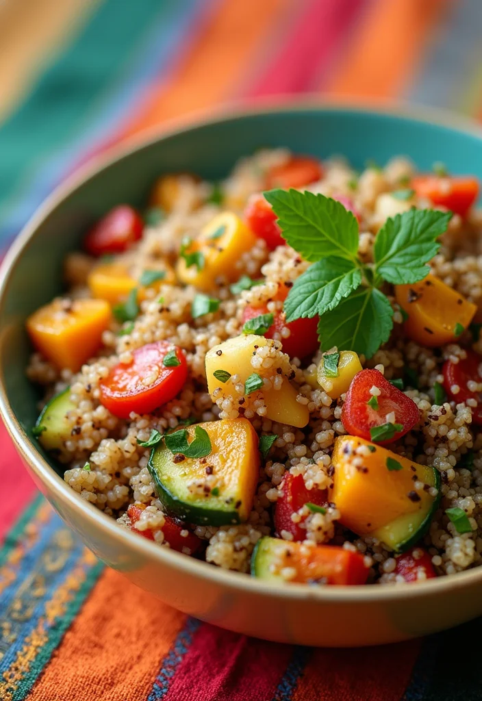 10 Vegan Low FODMAP Recipes for Gentle Eating - 2. Quinoa & Roasted Vegetable Salad