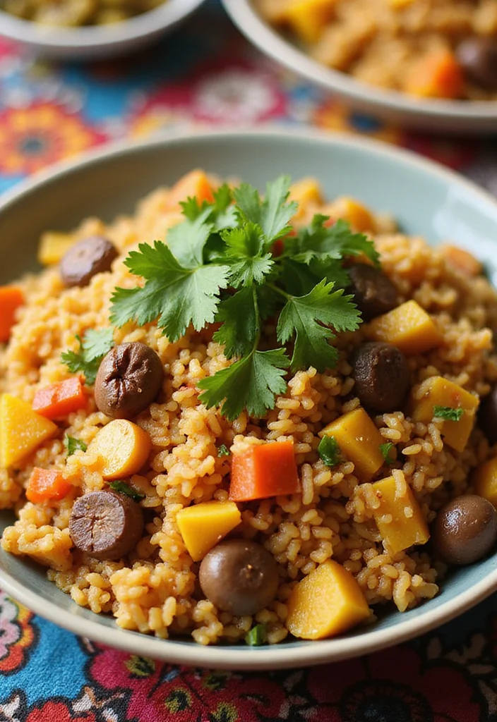 10 Vegan Puerto Rican Recipes: Flavorful and Plant-Based Comfort Food - 2. Vegan Arroz con Gandules: Comfort in a Bowl