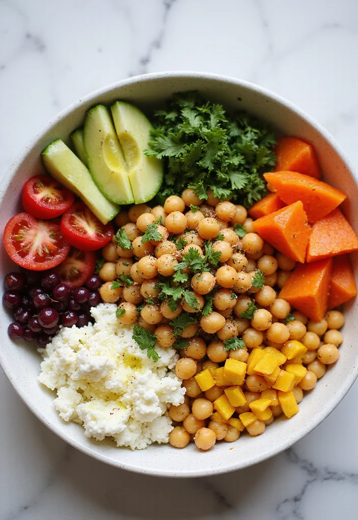 10 Vegan Rice Cooker Recipes: Hands Off and Simple - 7. Mediterranean Chickpea Bowl