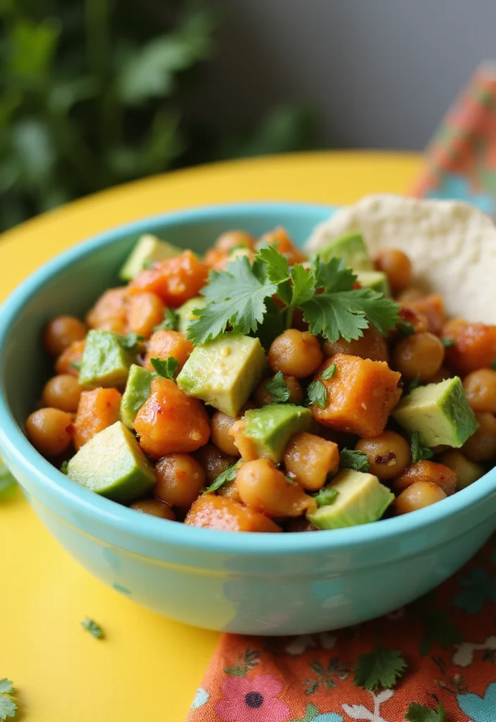 10 Vegan Smoker Recipes for Deep Rich Taste - 3. Smoky Chickpea and Avocado Salad