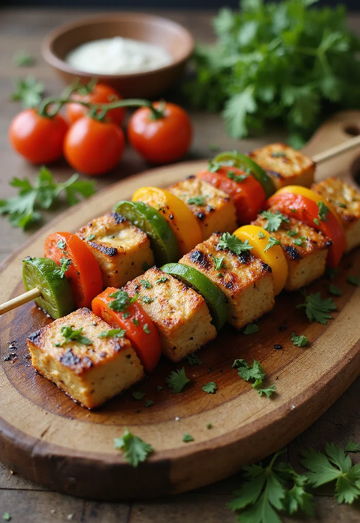 10 Vegan Smoker Recipes for Deep Rich Taste - 7. Smoky Tofu Skewers