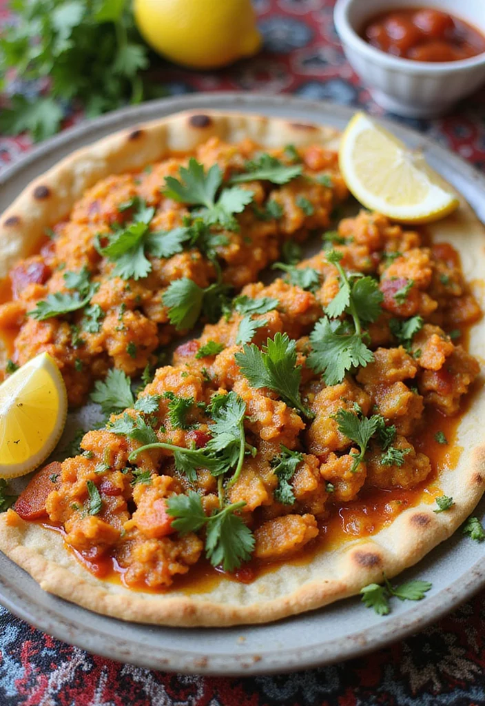 10 Vegan Turkish Recipes Full of Bold Flavor - 3. Vegan Lahmacun